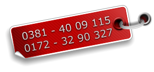 0381 - 40 09 115 0172 - 32 90 327